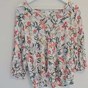 Nue Options Floral Women's Top - Multicolor